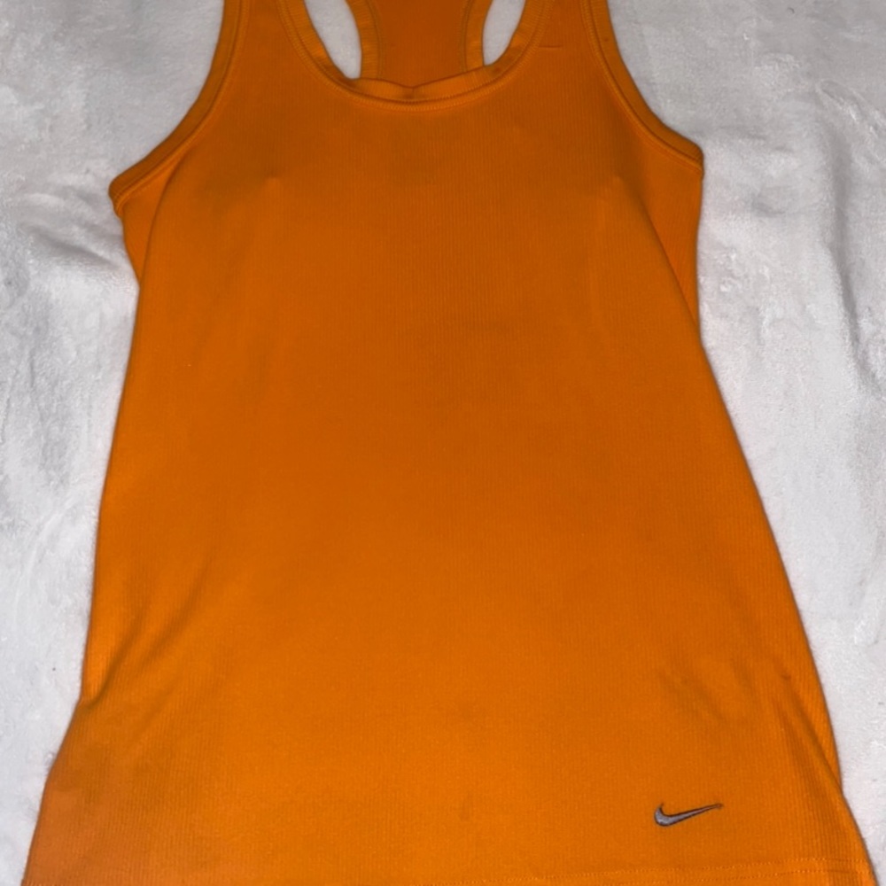 NIKE orange tank top